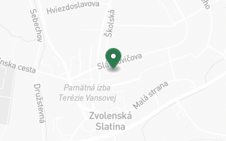 Mapa — Zvolenská Slatina