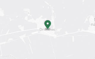 Mapa — Drienovec - Košice - okolie