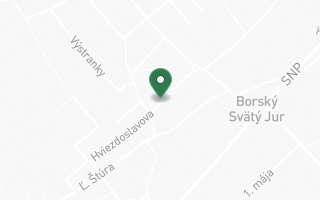 Mapa — Borský Svätý Jur