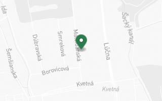 Mapa — Košice - mestská časť Šaca