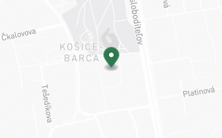 Mapa — Košice - mestská časť Barca