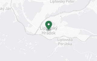Mapa — Liptovský Hrádok - Liptovský Mikuláš
