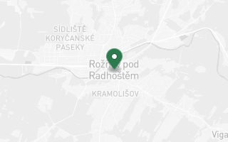 Mapa — Rožnov pod Radhoštěm